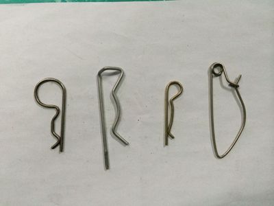 不锈钢R形销B形销 卡簧蝴蝶夹 消防卡销渔具卡销 别针弹簧R型销|ms