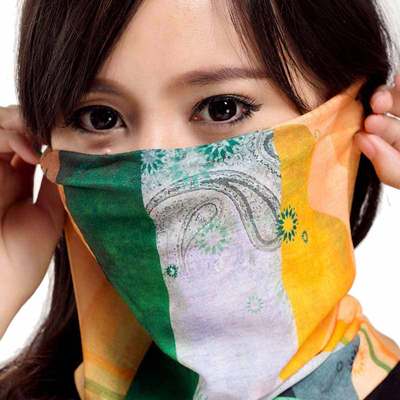 户外运动头巾 无缝百变骑行魔术头巾 男女通用高弹性脖套头套围脖|ms