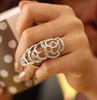 Ring, decorations, European style, diamond encrusted