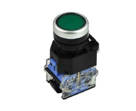 上海合力 铜件银点LA38-11BN 控制按钮开关 质保2年