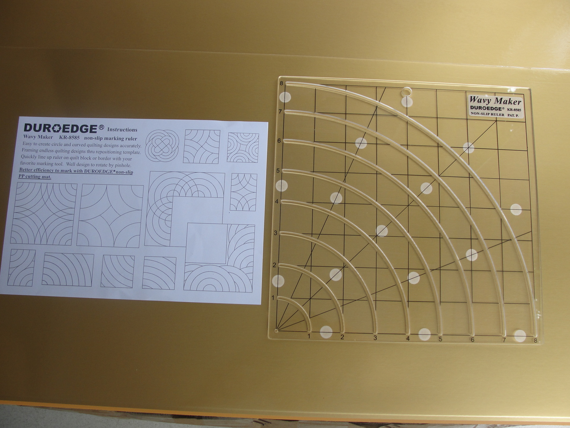裁缝用家用工厂用方形拼布尺，拼布尺子，方形量布尺，花形尺子