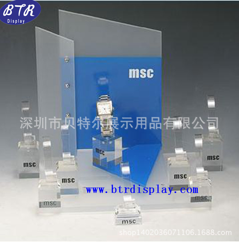 手表展示架 手表架 首饰手链架亚克力透明高档首饰架厂家订做