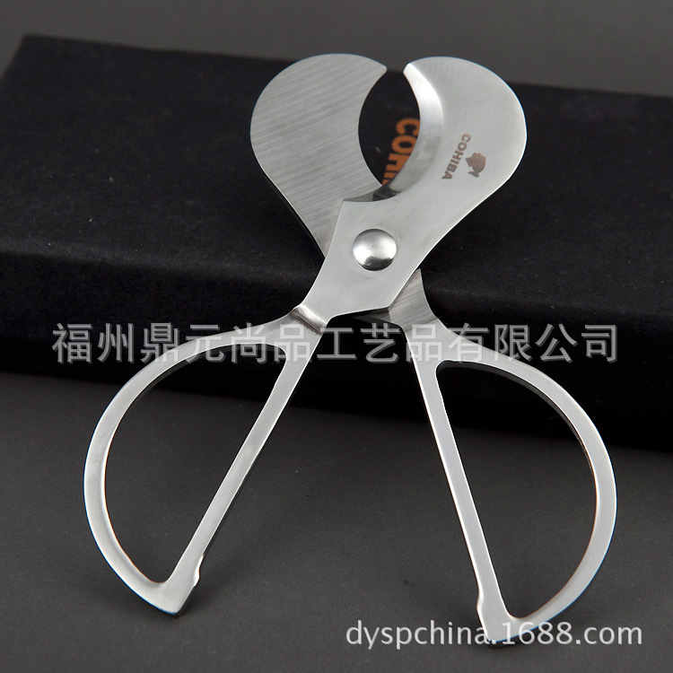 Cigar cutter silvery Cohiba COHIBA Cigar scissors Cigar cutter