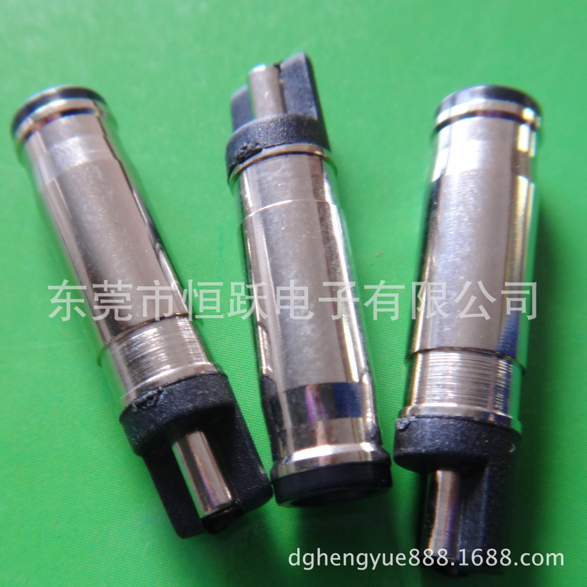 供应5510半胶DC头 5510dc插头圆管式  插片式