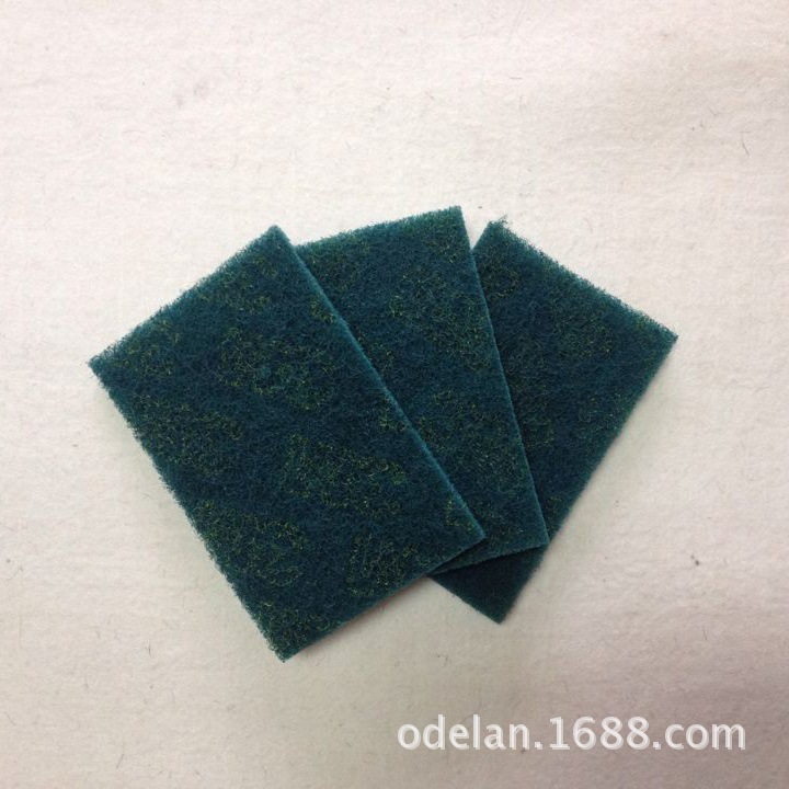 8698绿色百洁布/工业百洁布/拉丝布/菜瓜布 5*8