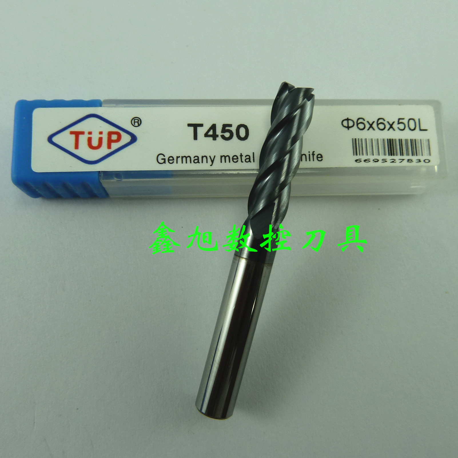 厂家直销45度钨钢涂层立铣刀4刃平底刀 6MM