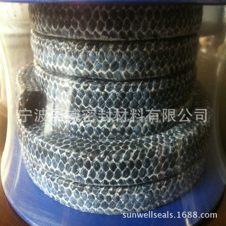 碳丝纤维浸渍石墨盘根，碳素纤维浸石墨乳液盘根，碳纤维盘根