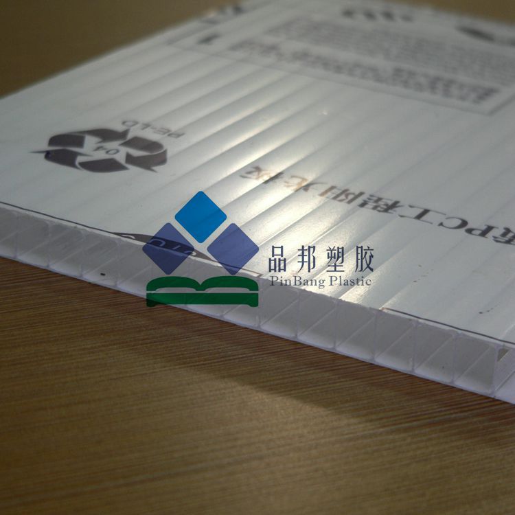 温室大棚雨棚遮阳棚透明pc耐力板中空阳光板磨砂聚碳酸酯板塑料板