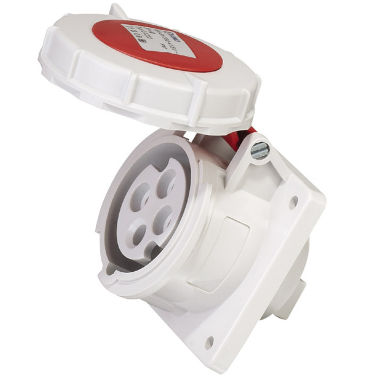 工业防水插座 4P 63A暗装电源插座 插座 欧式插座SP-1124