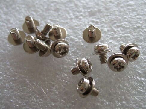 十字槽小盘头螺钉和平垫圈组合件 GB9074.7 M3M4M5M6M8M10