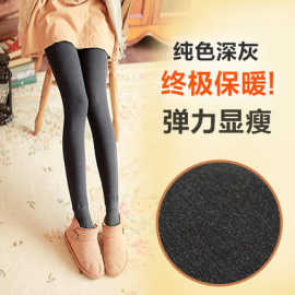 厂家直供加绒加厚保暖七彩棉打底裤350G超好的质量一件代发