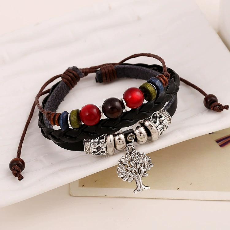 Вязаный аксессуар, браслет, кожаный кулон, Aliexpress