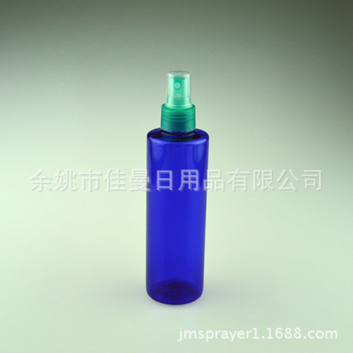  供应250ml蓝色瓶 喷雾化妆水瓶 塑料喷雾瓶