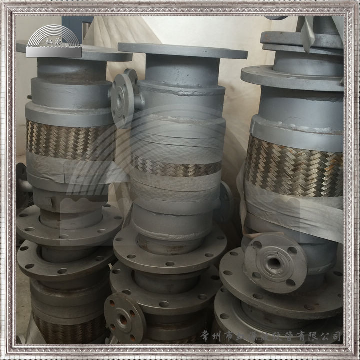 夹套金属软管 活套法兰连接 泵连接软接头 双层波纹软管 生产厂家