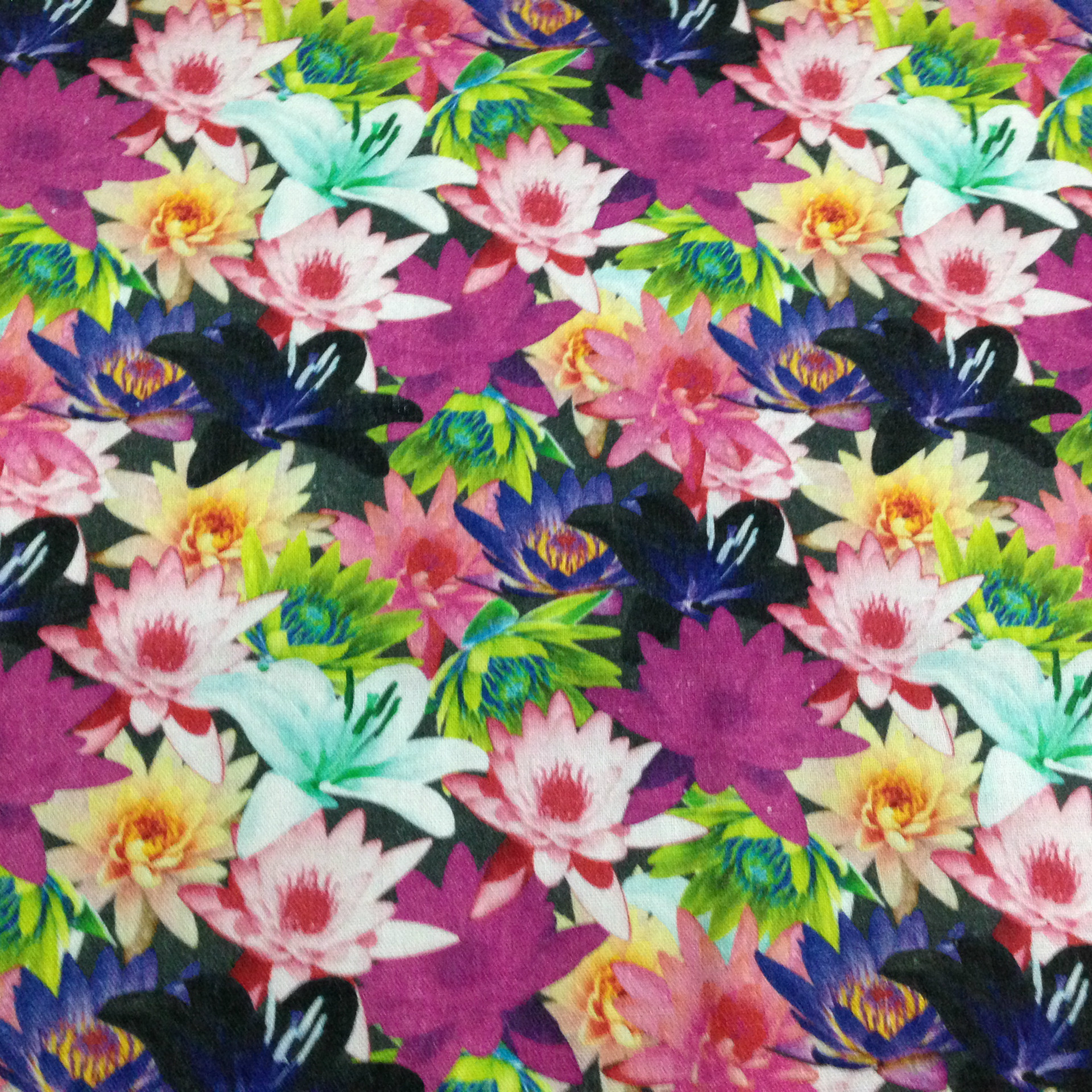 【来料加工】麻棉活性直喷数码印花工艺 造就新款时尚的服装面料