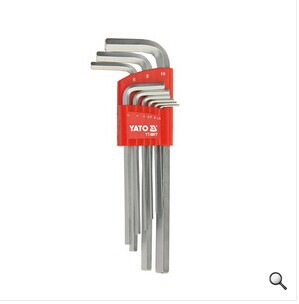 易尔拓 9件套高档加长平头内六角扳手组套 1.5-10MM内六方YT-5877