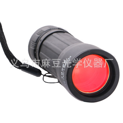 厂家直销10x25老白干黑色高清迷你便携微光夜视单筒望远镜