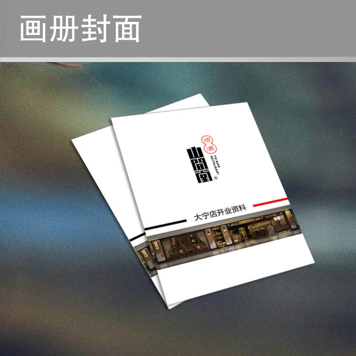 酒店画册 内页夹白纸 说明书