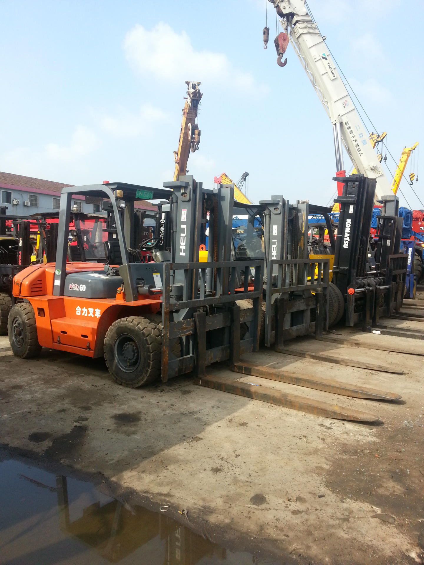 出售合力10T二手柴油叉车 二手叉车15T 大吨位叉车价格