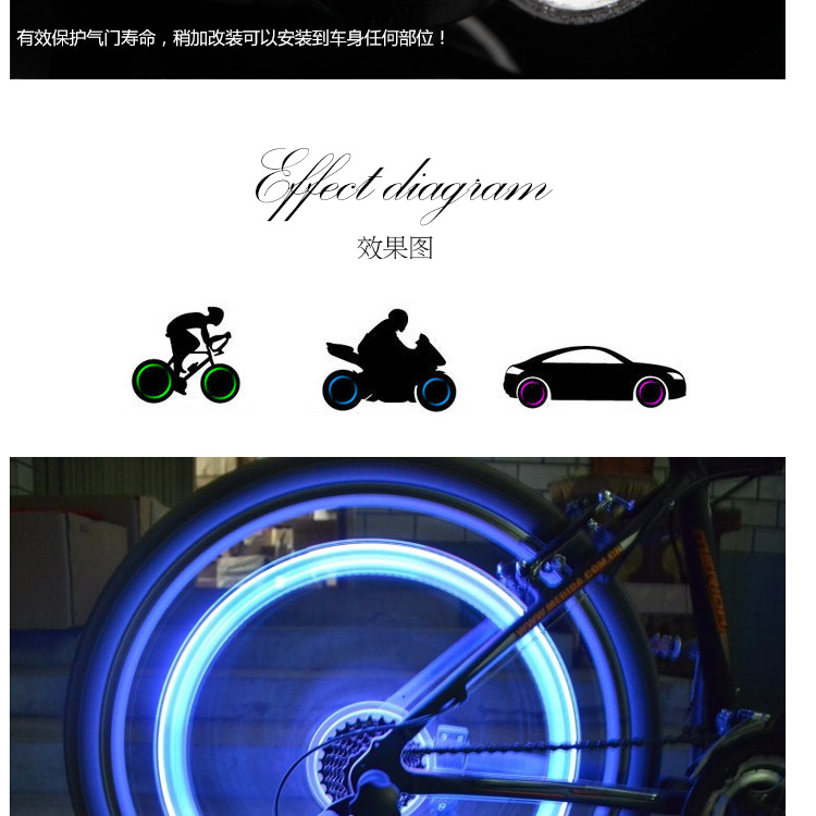 Eclairage pour vélo - feux de Valve - Ref 2402520 Image 16