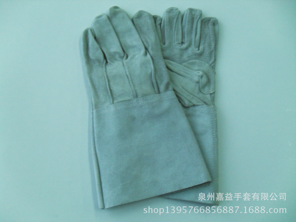日本款牛二层皮电焊手套