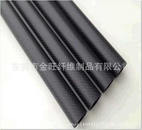 厂家批发3K碳纤维卷管 高强度 重量轻 耐老化碳纤维管