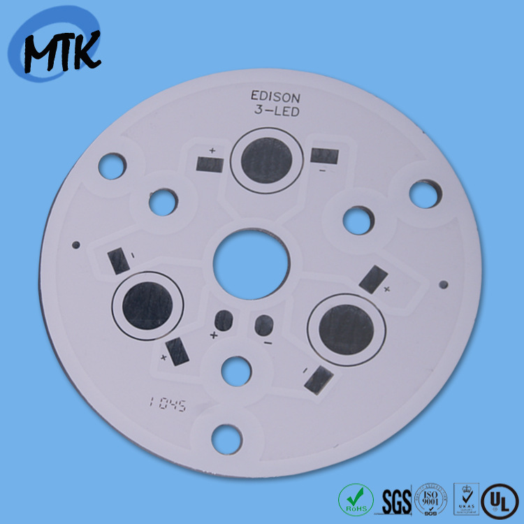 优惠供应3LED直径33mm现货新年花灯PCB铝基板 线路板厂家