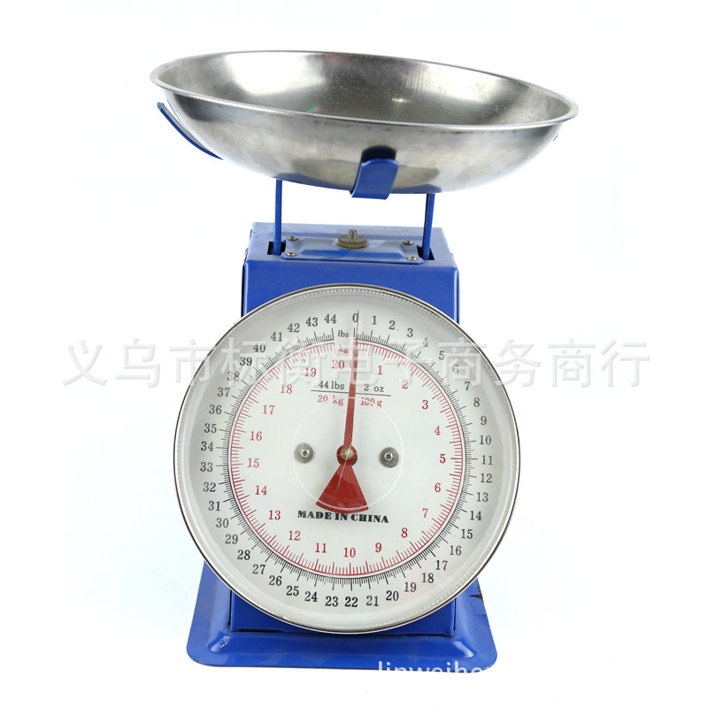 弹簧度盘秤 家用秤 厨房秤 度盘秤20kg机械台秤 小台秤 托盘秤