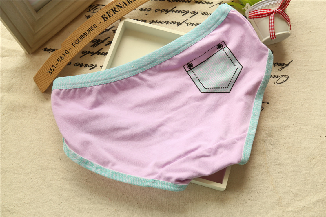 Slip jeunesse poche en coton - Ref 653229 Image 14