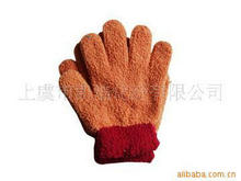 低价出售 半边绒手套 针织保暖手套