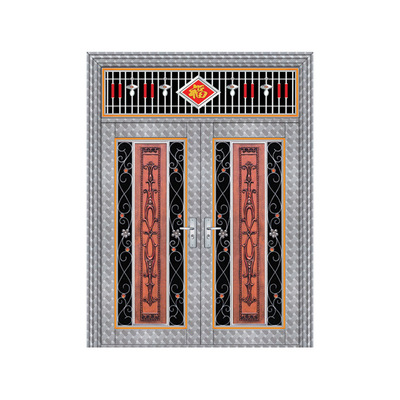 [Pinfu door industry]Stainless steel anti-theft door 304 To open the door Stainless steel door Retractable door