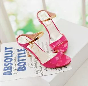 Размер 32/33/40/41/42 высокий каблук PU женские туфли сандалии JGB2014N000411