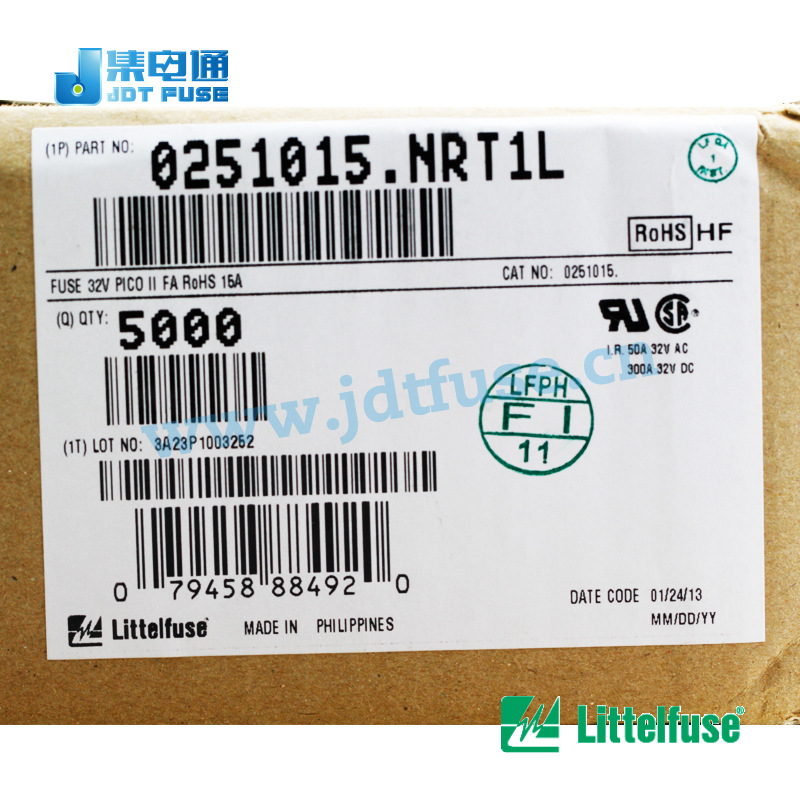 电阻式保险丝15a 251015.PRT1L力特Littelfuse 一级代理商热销
