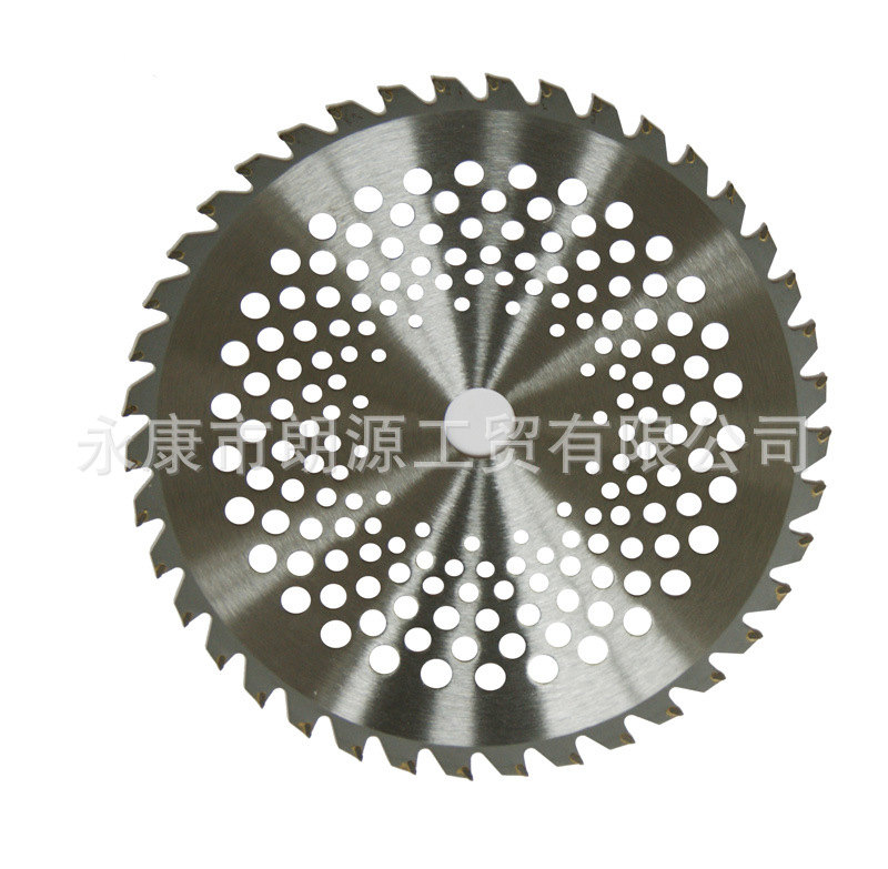 厂家割草机刀片，草坪机锰钢40齿刀片合金刀片，割灌机40T刀片