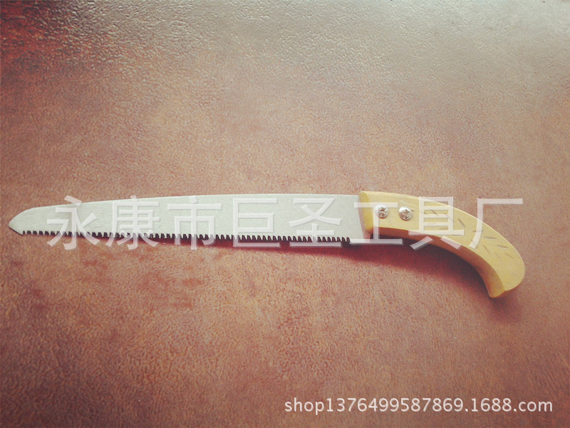 270mm木柄机磨细齿果树锯 小齿果树锯