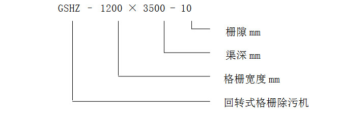 GSHZ型回转式格栅除污机