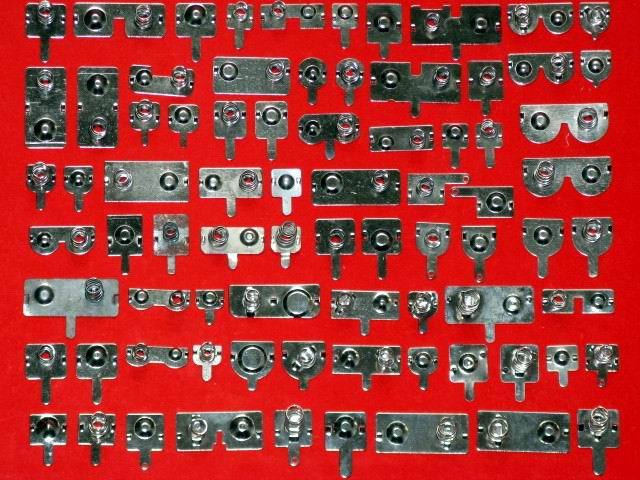 电池五金弹片3号不锈钢导电片连接触点簧片触头接触片电池片