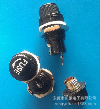 5*20保险丝座H/R3-12保险管座插片式保险丝座H3-12面板式保险丝座