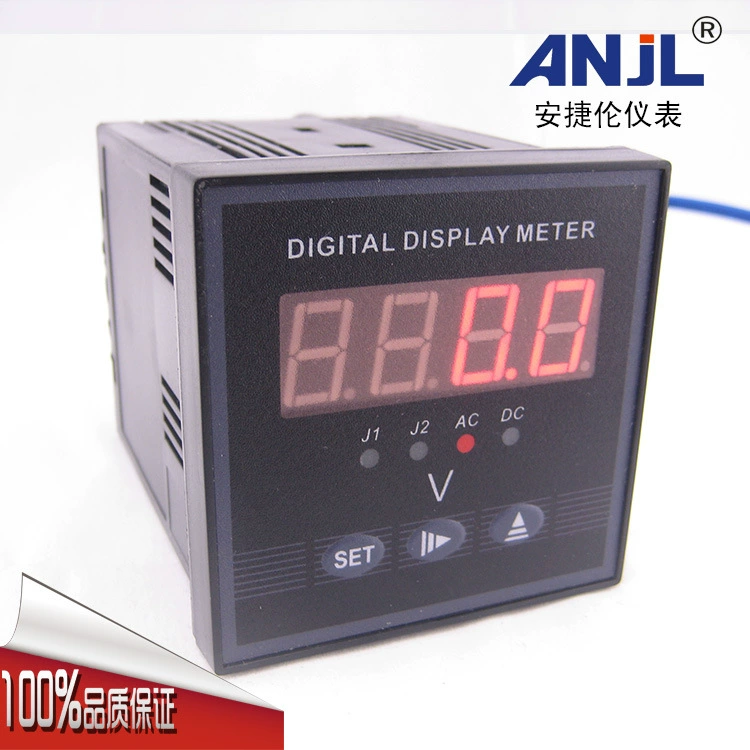 72*72 верхний и нижний предел диапазона выходного сигнала тревоги может быть установлен AC DC однофазный интеллектуальный цифровой дисплей Напряжение