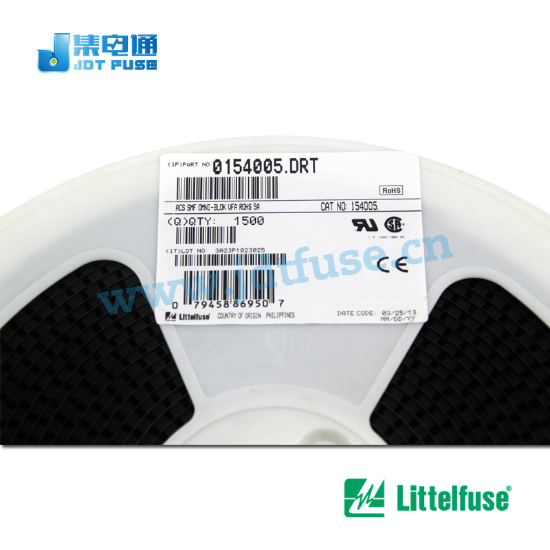 0154005.DRT 认证力特LITTELFUSE 保险丝154系列5A125V座子6125