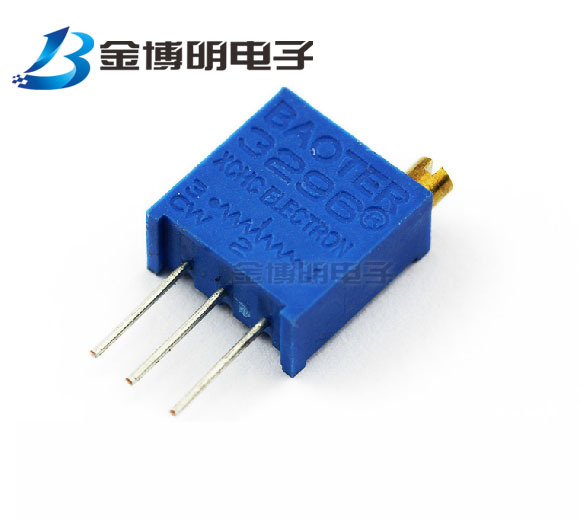 3296W-1-102 1K 电位器精密可调电阻 顶调多圈 玻璃釉电位器