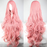 Иву парик Vocaloid свиток волосы розовый анимация cosplay парик один метр