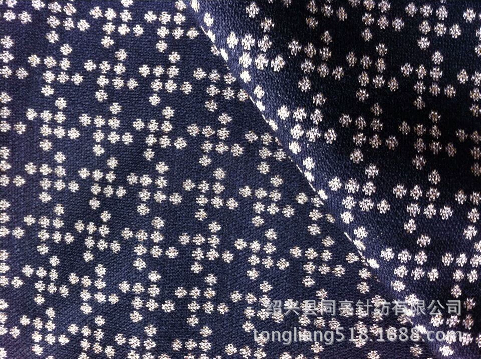 All -cotton knitted ticked cloth