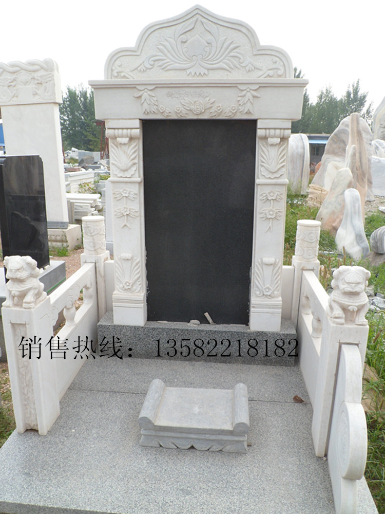 厂家批发石雕墓碑石碑石墓专供批发 雕刻家族墓碑祭祀用品|ms