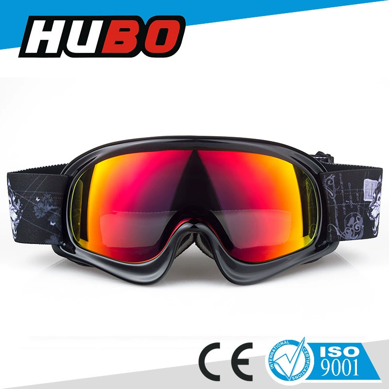 Очки для снега бренда HUBO, двуслойные линзы, яркие противотуманные очки, профессионально изготовлены для детей, специально для детей