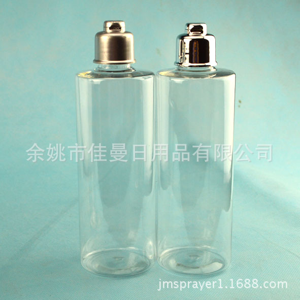 化妆水分装 化妆品分装器 塑料瓶 300毫升叮当盖瓶 pet