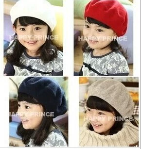 Woolen children's demi-season keep warm hat, Korean style, family style, wholesale