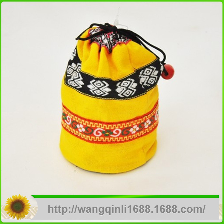 工厂直销包邮 棉布束口抽绳袋 茶叶袋 礼品袋 全棉收纳袋