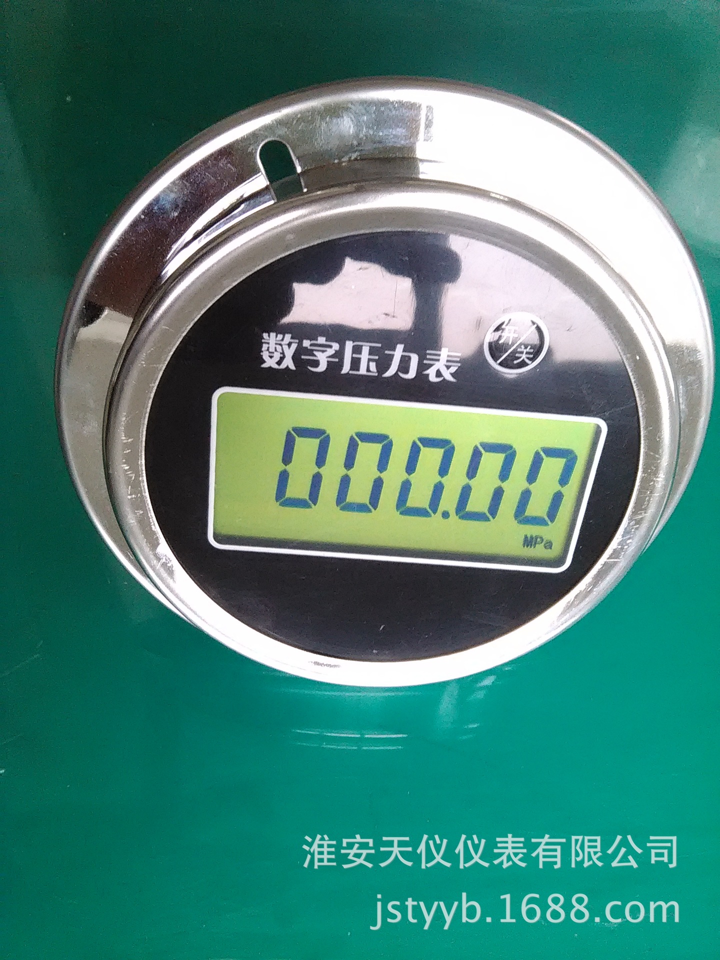 轴向精密数显压力表 淮安天仪数字压力表内置电池 轴向数字压力表