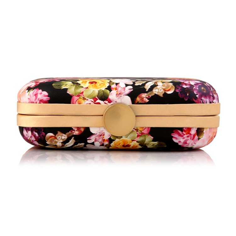 Kleine Duftende Mini-mode-party-clutch-tasche Mit Leder Druck display picture 1